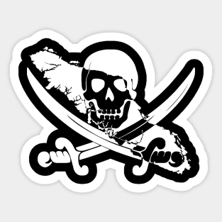Island Pirate Sticker Sticker